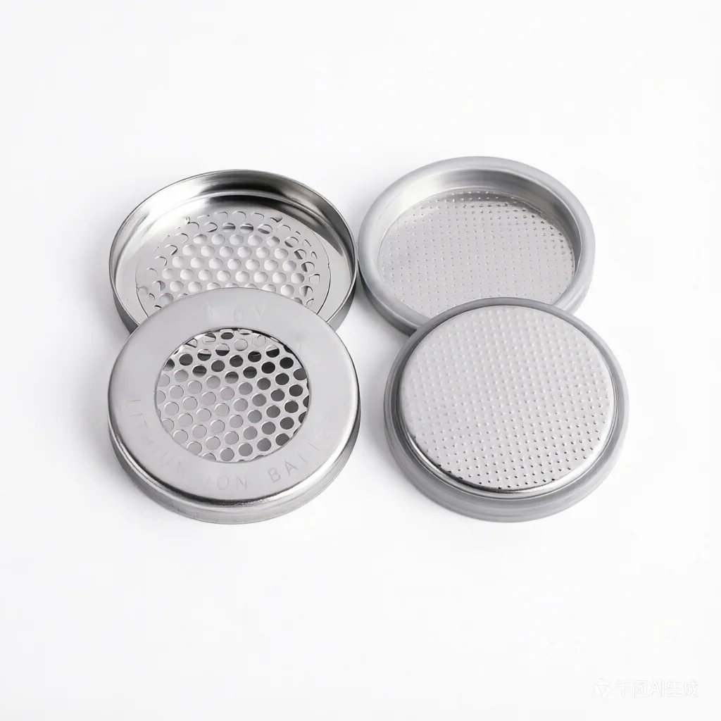 304 Stainless Steel Mesh Coin Cell Case with 12mm Mesh Disc, CR2032 CR2025 CR2016 for Lithium-Air / Zinc-Air Battery R&D