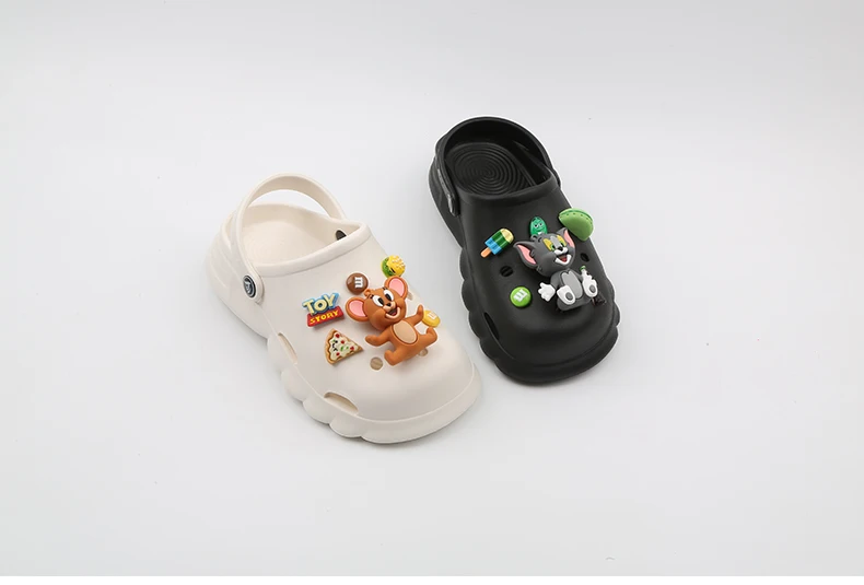 Ltolo-zuecos de verano para niños y mujeres, zapatillas de playa para jardín, con agujeros, EUR30-41, novedad de 2023