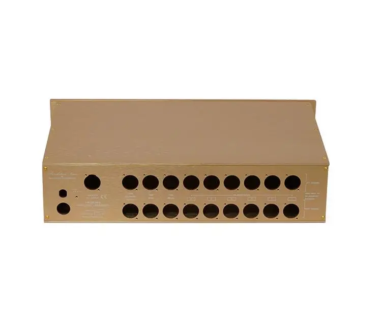

FM266 hifi DIY Preamp Amplifier Case gold Aluminum Chassis W466 D264 H100