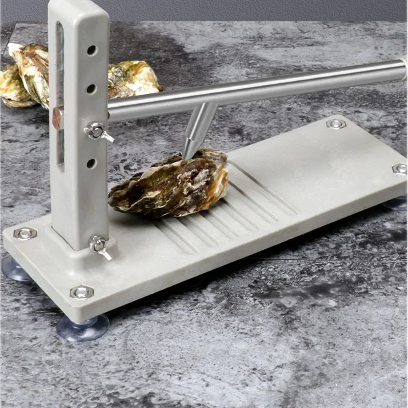 Couteau à huîtres ouvert en acier inoxydable, couteau à huîtres ouvert, artefact professionnel, outil de suppression du poisson, ouvre-coque