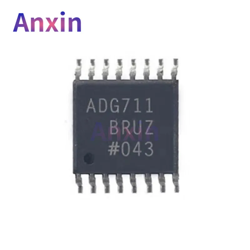 

5PCS ADG711 ADG711BRU ADG711BRUZ TSSOP-16 ADG711BRUZ-REEL CMOS Low Voltage 4 Ω Quad SPST Switches SMD IC