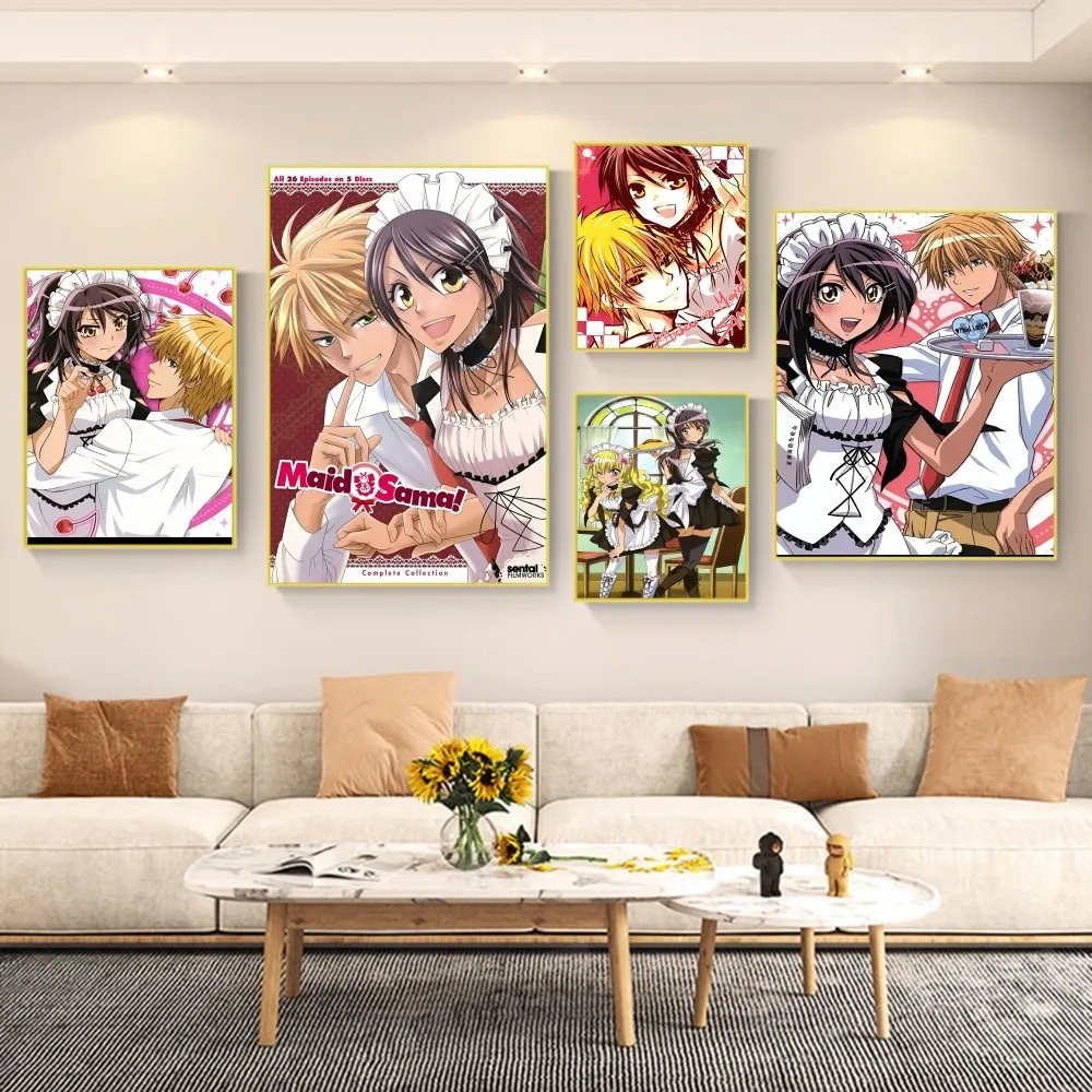 Kaichou wa Maid-sama Poster Anime Posters Sticky Vintage Room Home Bar Cafe Decor Kawaii Room Decor