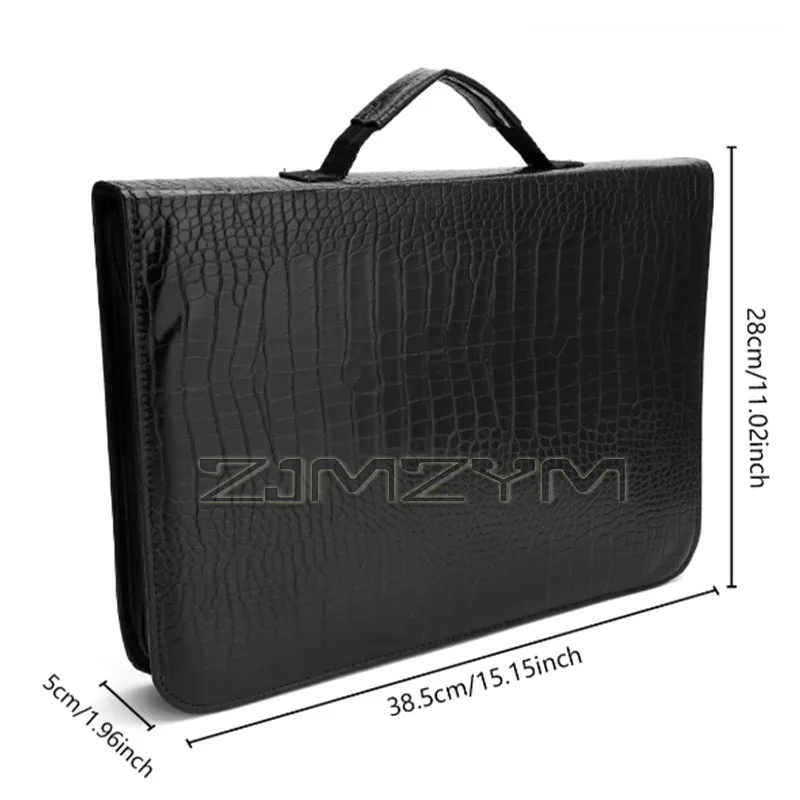 Large Capacity Hair Styling Scissors Bag Handheld Carry Pouch Holds 24 Scissors Ideal for Barber Shop Portable Outdoor Use