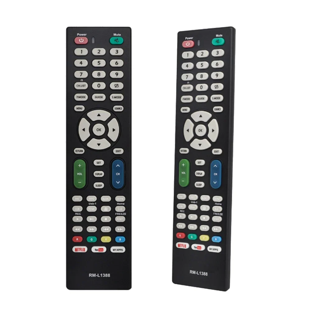 NEW ABS Replacement Television English HUAYU RM-L1388 LCD Remote Control