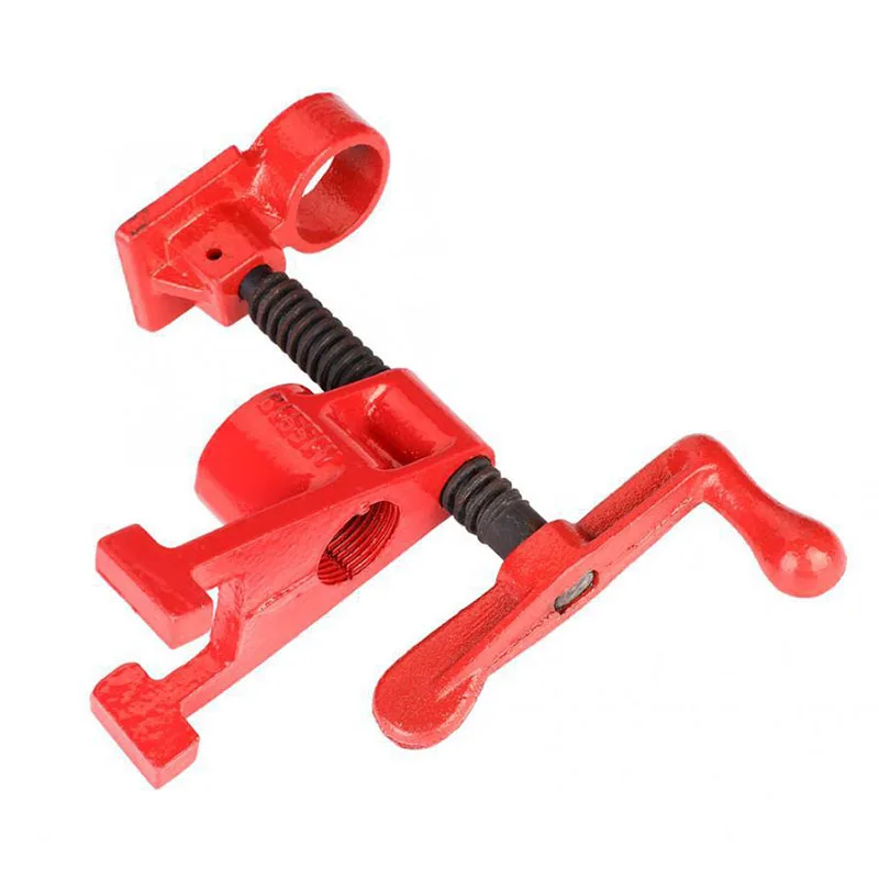 3/4 Heavy Duty Water Pipe Clamp Hand Cranked Vertical Woodworking Quick Fix Release Powerful Woodworking Clamp