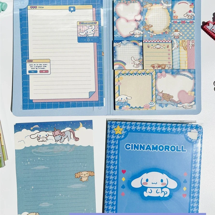 Sanrio Sticky Note Cartoon Hello Kitty Kuromi Melody Memo Pad Sticky Note Paste Notatnik Prezenty dla dziewczynek Dzieci Student Stationery