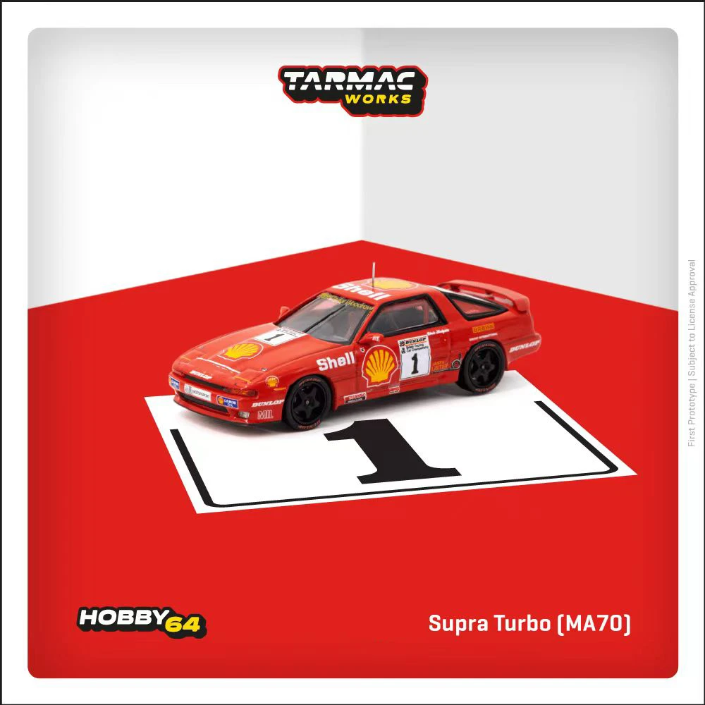 

PreSale TW 1:64 Supra Turbo MA70 BTCC 1988 Shell Diecast Diorama Car Model Collection Miniature Toys Tarmac Works