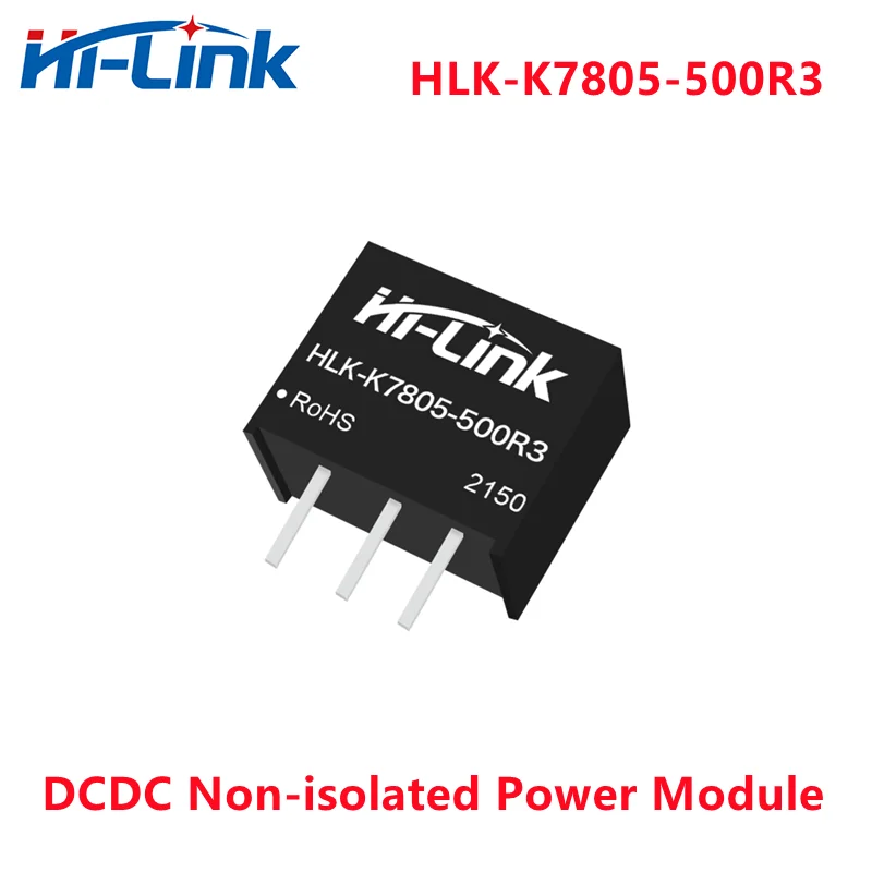 Hi-Link New K7805-500R3 Ultra-wide Voltage Input ±5V  DC-DC Non-isolated Power Supply Module Regulated Output Protection