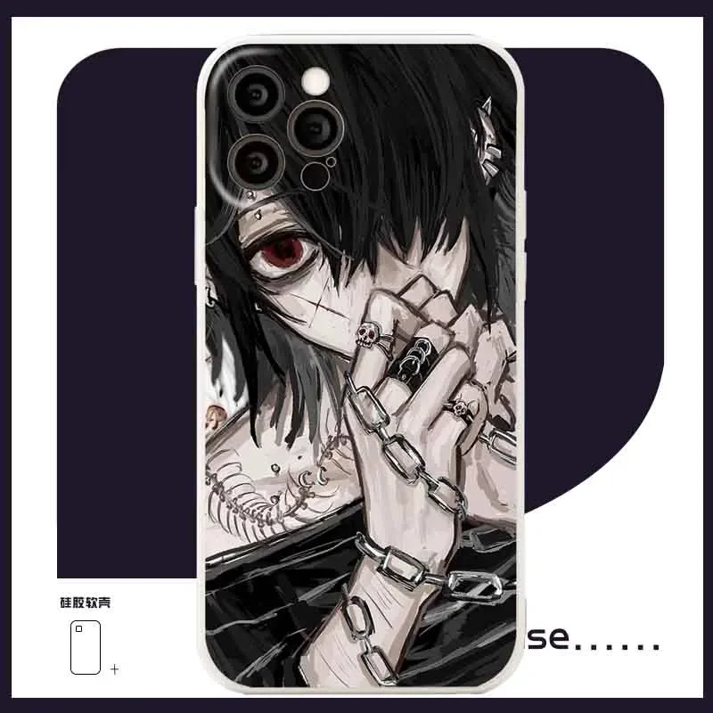 Ins Anime Subculture Girl Phone Case For iPhone 16 PRO MAX 15 14 13 12 11 Pro XR XS Max 7 8 Plus Y2K   Senior Cartoon Soft Coves