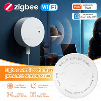 ZigBee Wifi MmWave Human Presence Motion Sensor Radar Wave Human Detector Motion Detector Tuya Hub Smart Life Home Automation