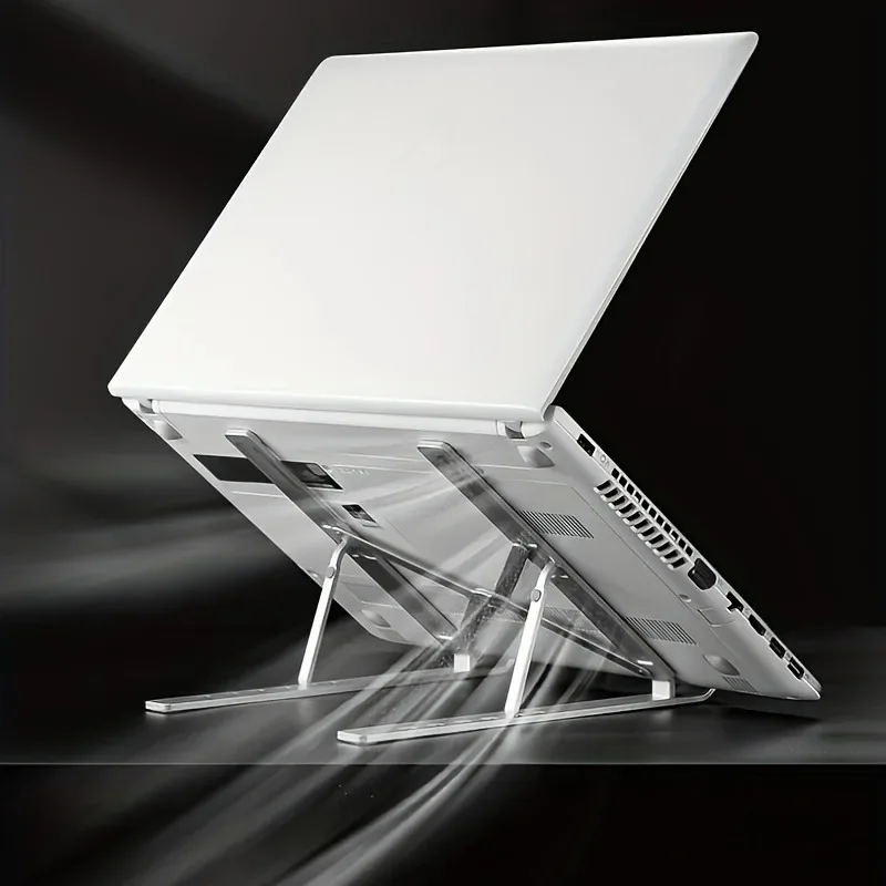 N3 Desktop Portable Aluminum Alloy Laptop Stand Foldable Heightened For iPad Bracket Notebook Metal Cooling Base In Stock