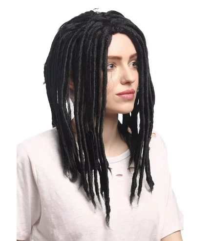 

Wig Women Men Carnival Dreadlocks Rasta Reggae Rastafari Black