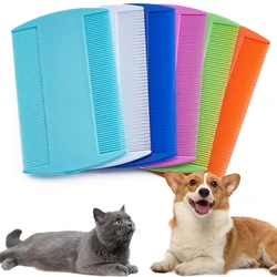 Plastic Hair Combs Double Sided Fine Tooth Head Lice Hair Combs for Kids Pet Dog Cat Flea Brush Pet Hair Cleaning Supplies
