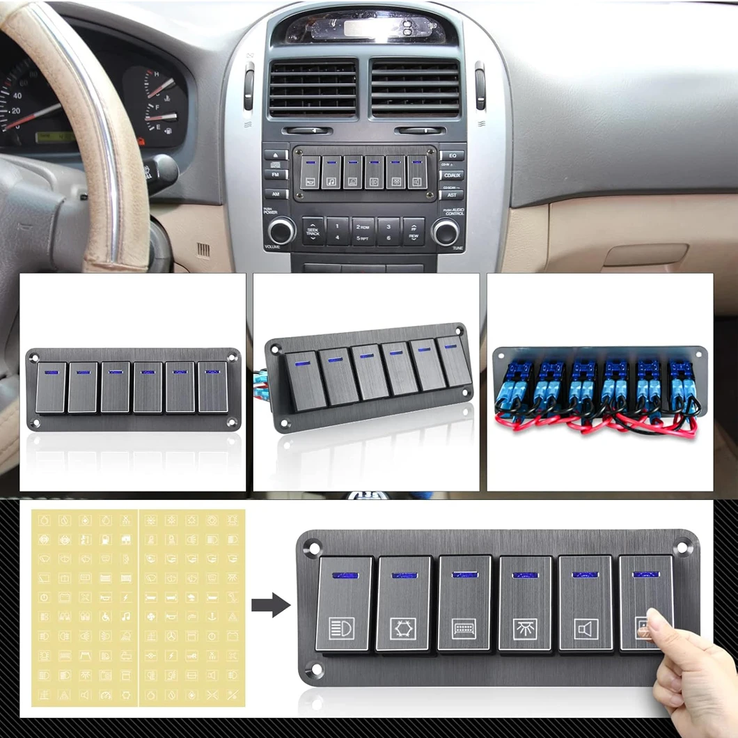 6 Gang Waterproof T…