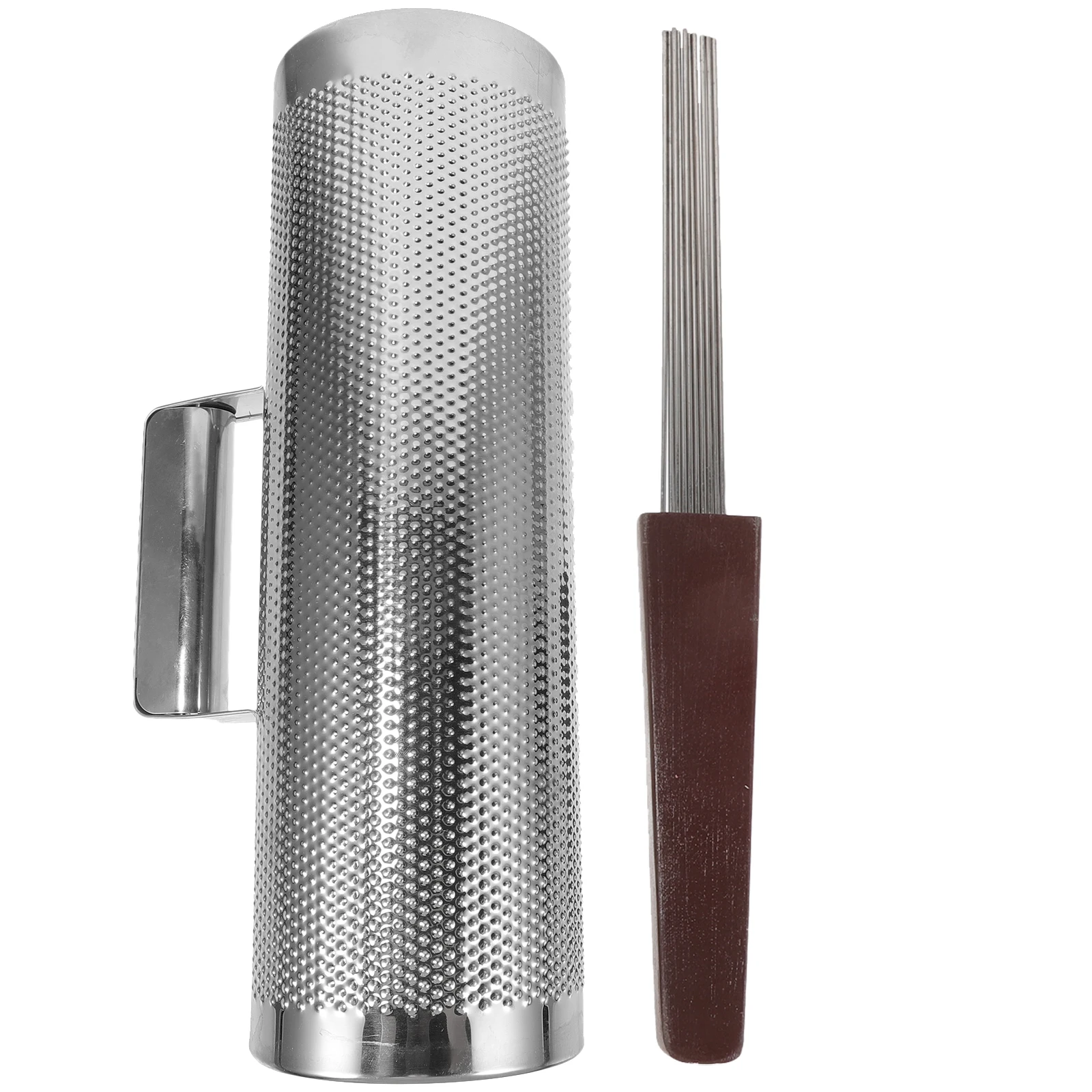 

1Set Guiro Percussion Musical Instrument Metal Guiro Training Scraper Comfortable Size Music Tool Educational