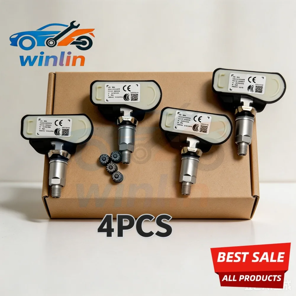 

4Pcs OEM A0009050030 0009057200 433MHz TPMS Tire Pressure Sensor Fit for Mercedes A B C E Class ML350 CLK550 C300 E350