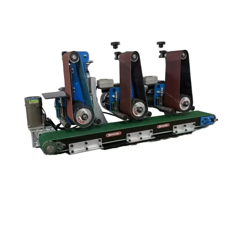 

Metal Belt Sanding Machine for Deburring And Polishing - Abrasive Equipment for Engine Gearbox Bearing Core Plate Grinding