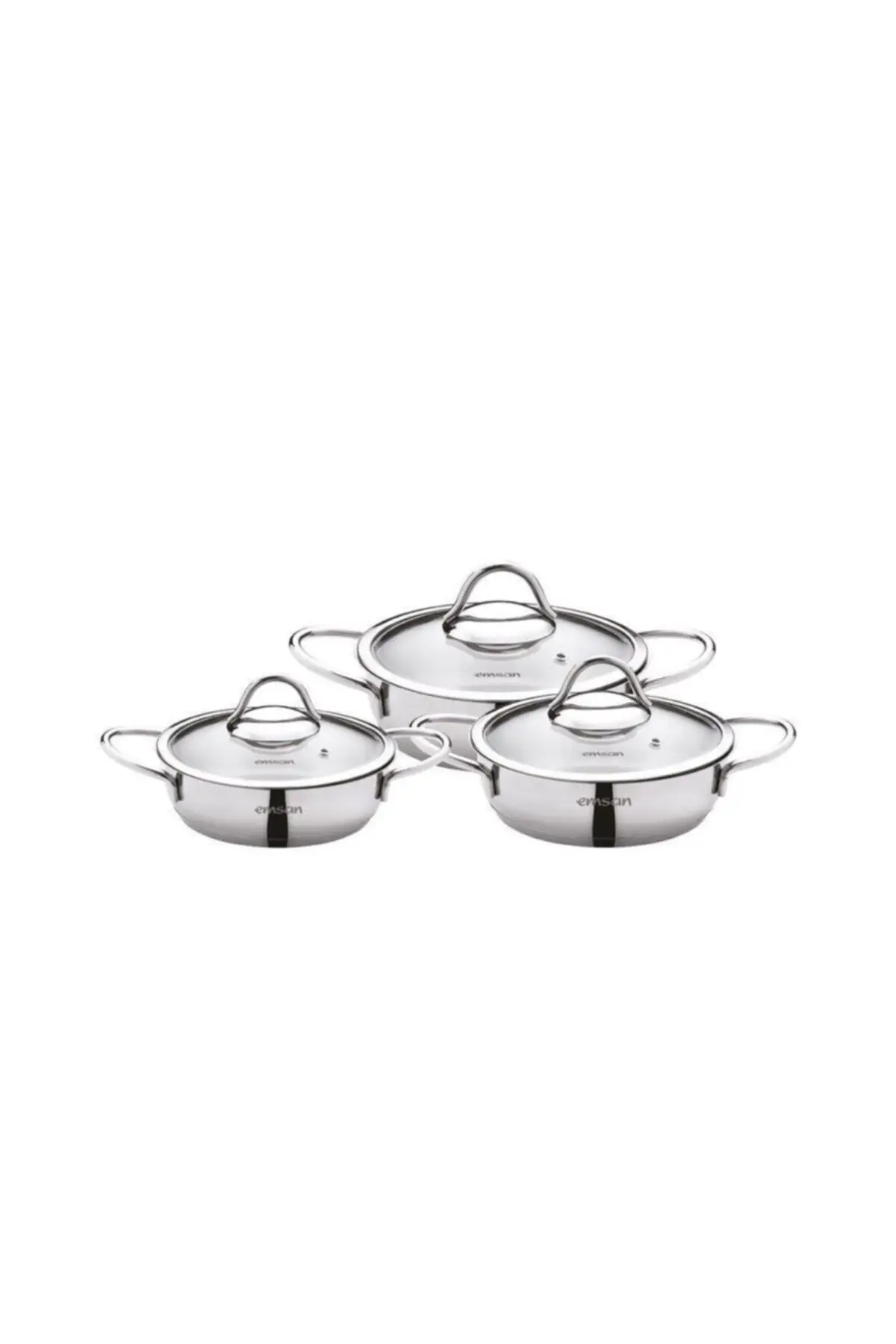 DOLBOVI Cemre 6 piece steel Sahan Set Cookware Set Cookware