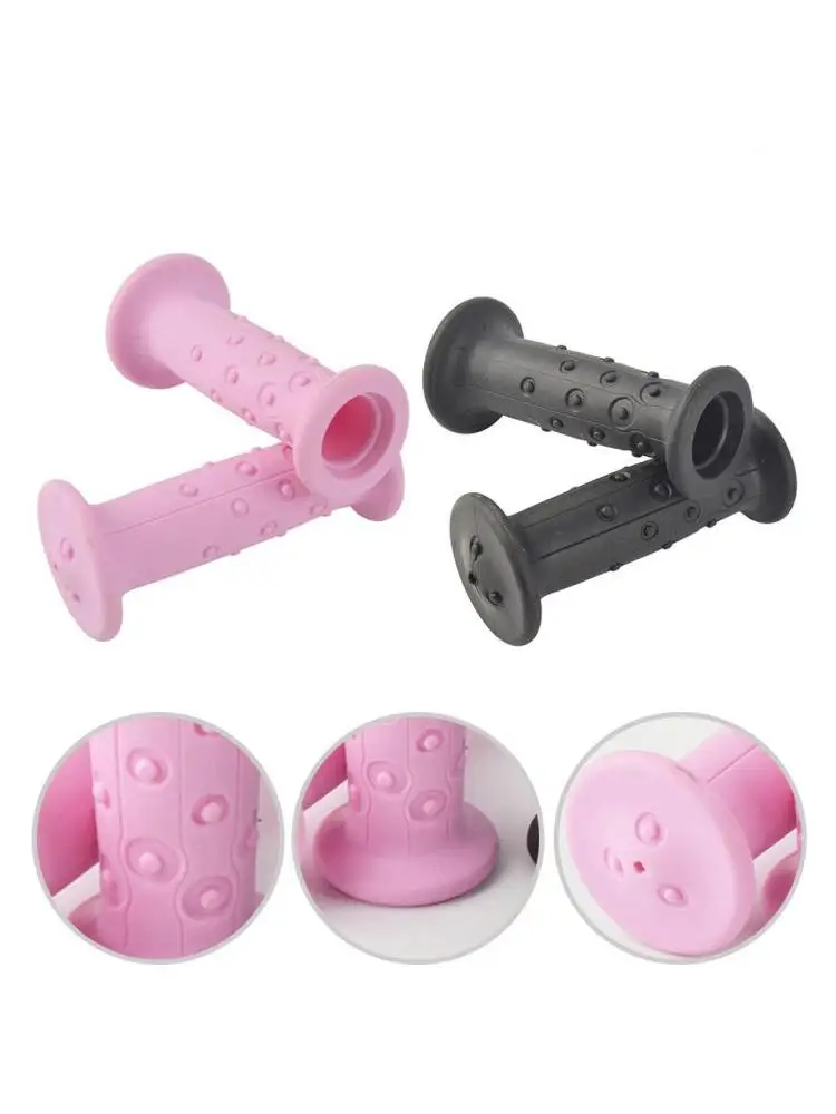 AliExpress 1Pair Rubber Children Bike Soft Handlebars Grip Rubber Handle Cover For 19mm Handlebar 3.6 Inch Child Bike Handlebars Grips