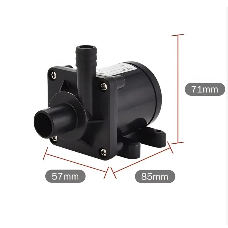 DC-03A 12V DC Micro Brushless Solar Fan Upward Water Pump IP68 Waterproof Boosting Submersible Pump
