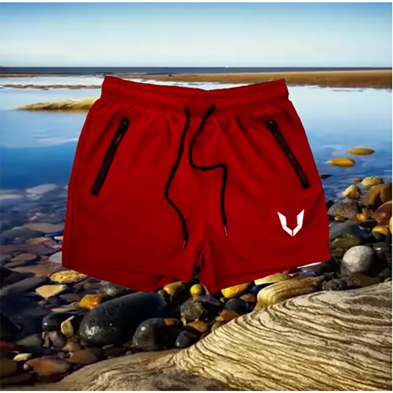 

Спортивные шорты Фитнес-тренировки Шорты для бега Бодибилдинг Бег Летние спортивные шорты для бега Мужские пляжные шорты