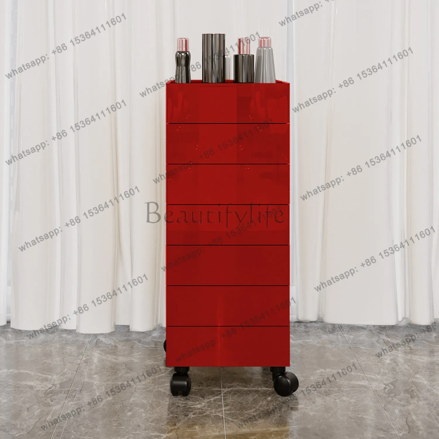 Tools Hair Salon Bar Cart Beauty Perm and Dyeing Shelf Multifunctional Hair Stylist Cart