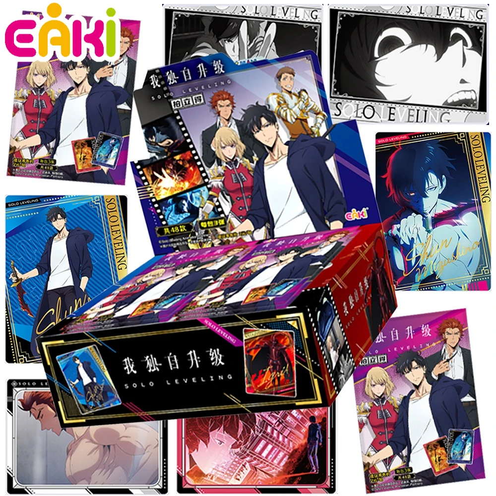 

EAKI Solo Leveling Collection Card Child's Like Battle Adventure Anime Creative Character Card Exquisite Holiday Treasure Gifts