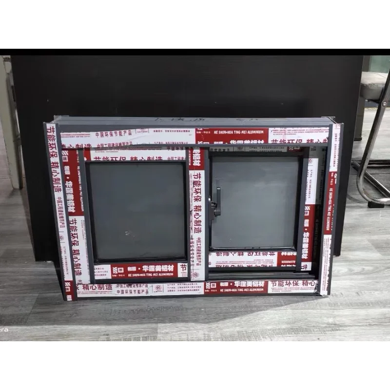 Liga de alumínio esquerda e direita janelas deslizantes personalizado banheiro pequena janela ventilação janela do vaso sanitário janela da cozinha deslizante