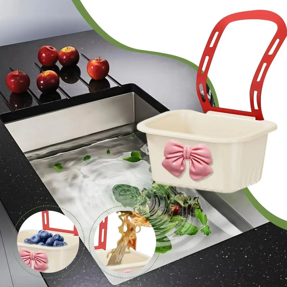 

Creative Sink Hanging Strainer Basket Detachable Quickly Drain Kitchen Garbage Filter Snap-fit Design Easy To Clean