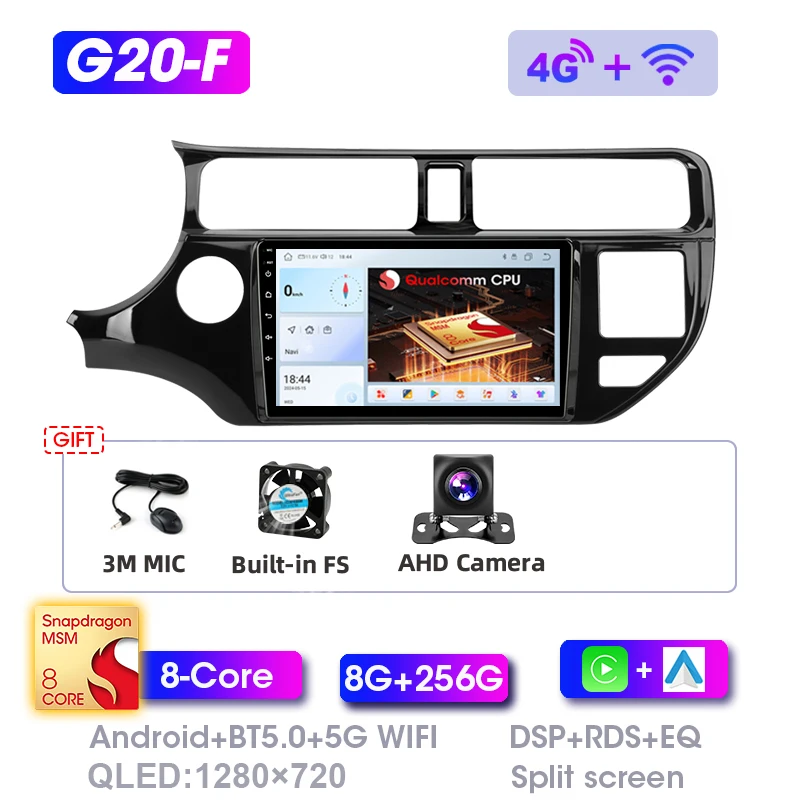 Srnubi Android Autoradio CarPlay Voor KIA RIO K3 2011-2015 Bluetooth Multimedia Video Player 2Din Navigatie Head Unit audio