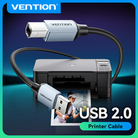 Vention USB Printer Cable USB Type B Male to A Male USB 2.0 Cable for Canon Epson HP ZJiang Label Printer DAC USB Printer