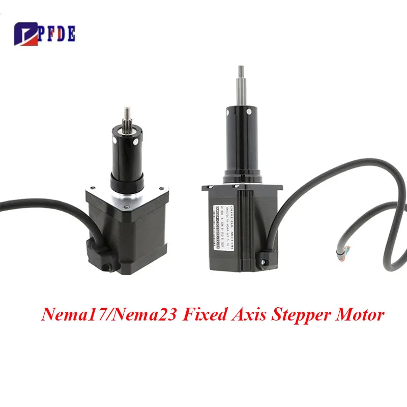 Neam17 Nema23 Fixed Axis Screw Linear Stepper Motor Actuator Stroke 63.5mm Small Electric Cylinder Telescopic Stepper Motor ﻿