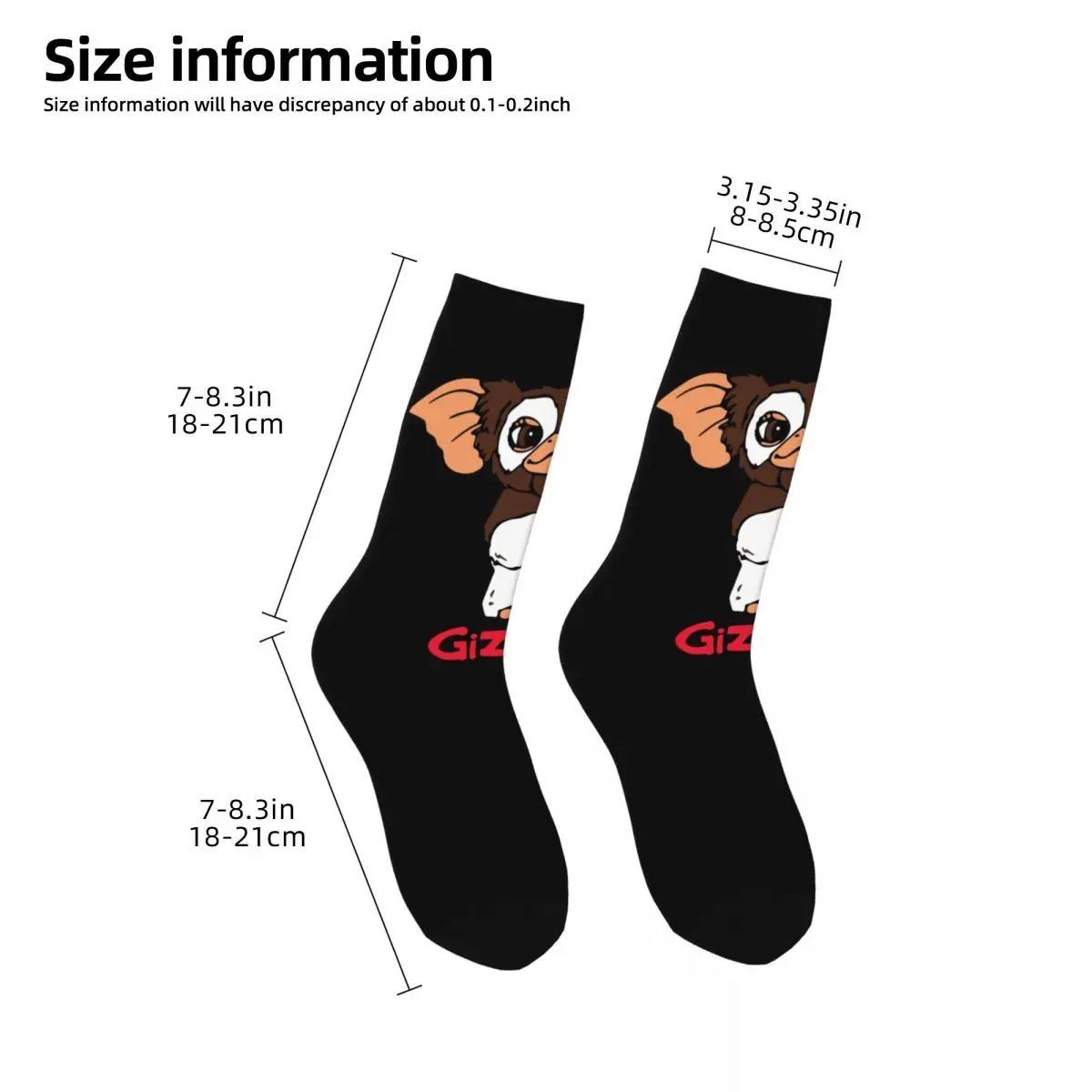 Gremlins Gizmo Mogwai cosy Unisex Socks Hip Hop Happy Socks Street Style Crazy Sock ,Search \'Gizmo\' more in store