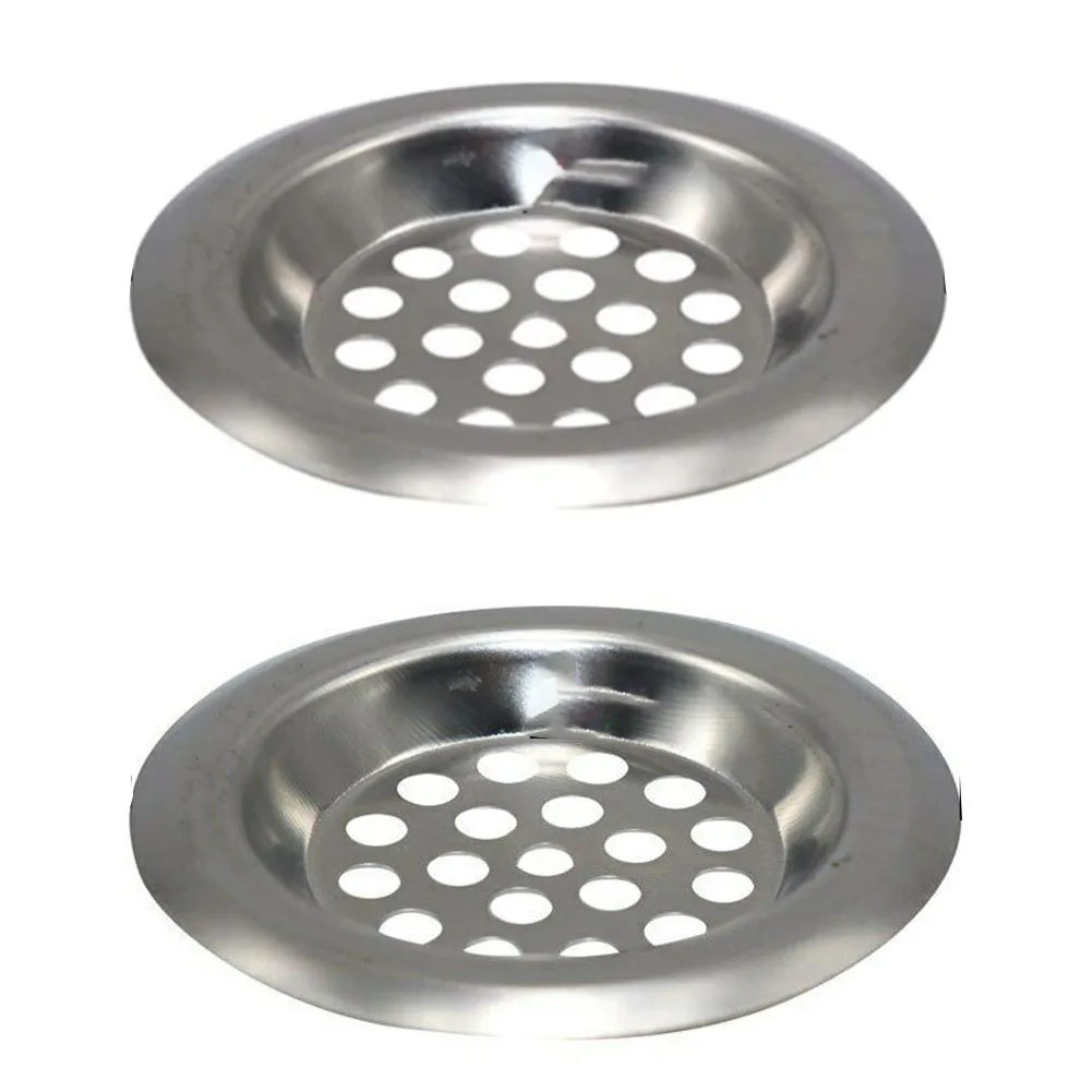 60/75mm Sink Strainer Stainless Steel Plug- Strainer Anti-blocking Bathroom Sink Shower Drain Filter Cover Hair Catcher