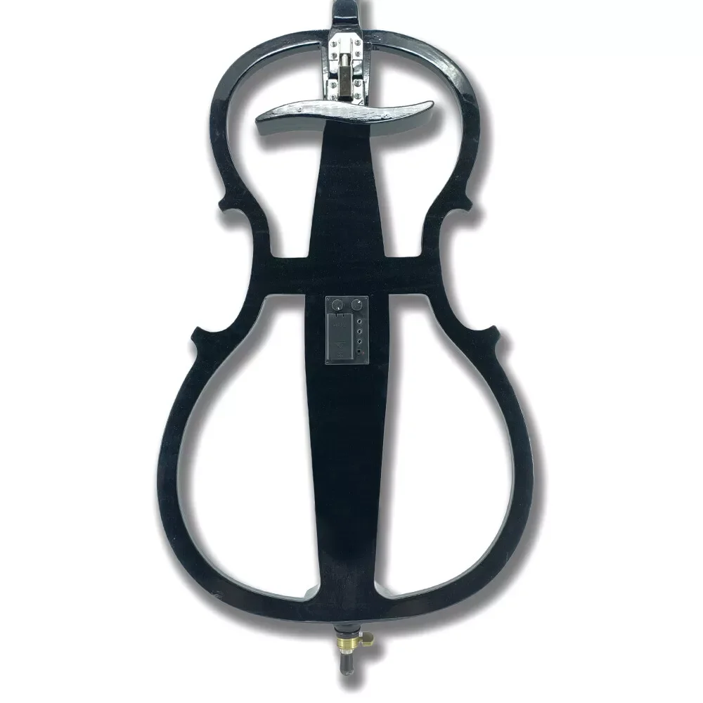 yinfente 4/4 Cello Purple Color Electric cello Metal Cello peg Ebony fittings 5  string  or  4 string can  choose