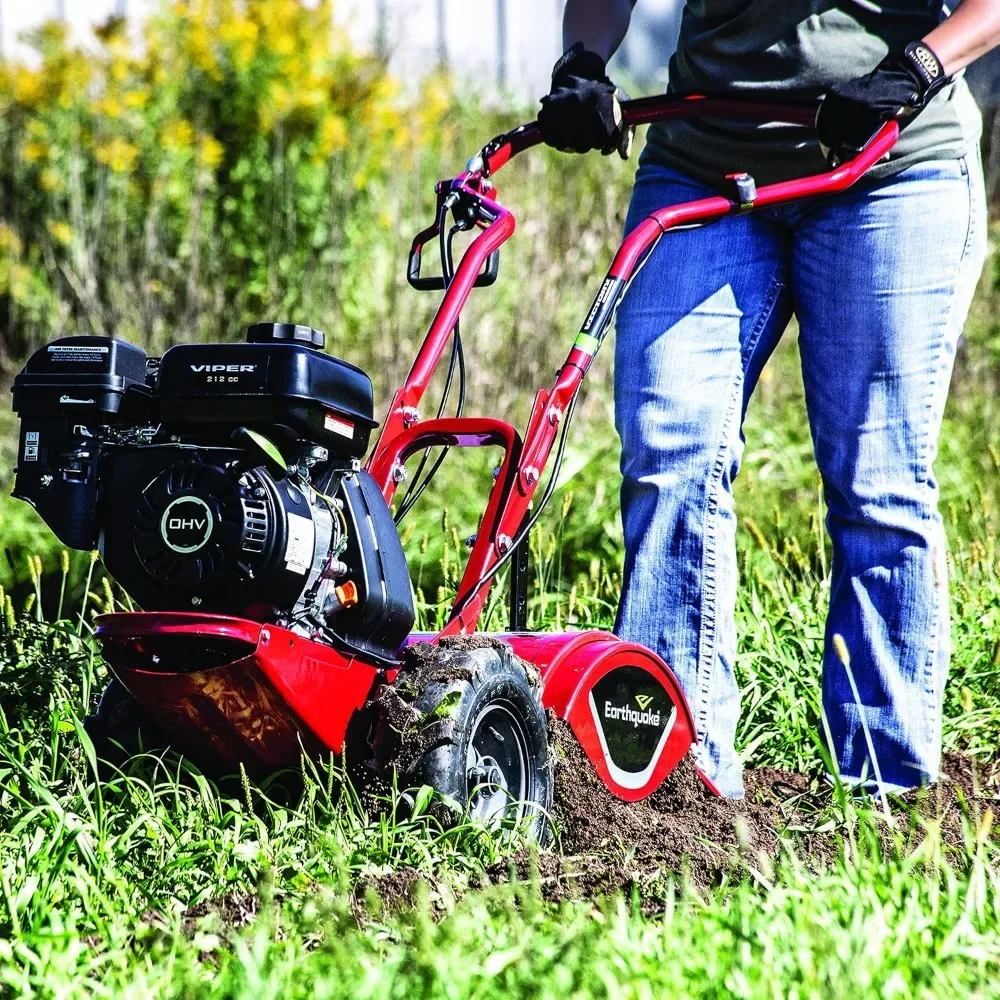 Leme traseiro poderoso 209cc motor viper de 4 ciclos, transmissão de engrenagem de bronze robusta, tonas controtativas, reverso instantâneo