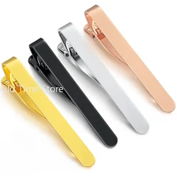 Tie Clip Fashion Style Ties for Men Metal Tone Simple Bar Clasp Practical Necktie Accessories Clasp Tie Pin for Mens Collar Clip