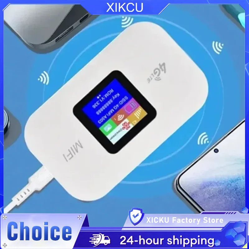 

4G Lte Router Wireless Wifi Portable Modem Mini Outdoor Hotspot Pocket Mifi 150mbps Sim Card Slot Repeater 3000mah