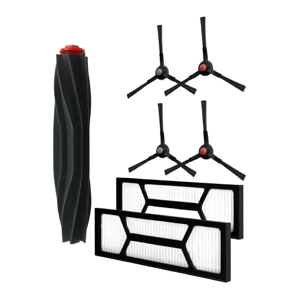 Main Brush Side Brush and HEPA Filter Replacement Set Designed Specifically for Eufy S1 for Pro and S1 Pro Robot Vacuums