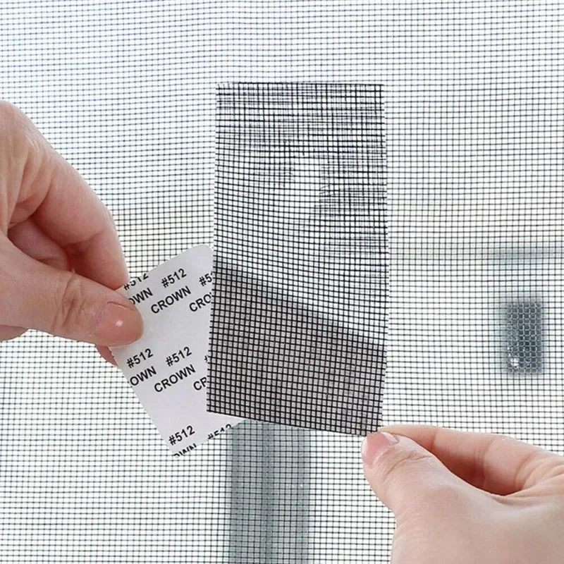 Anti-Mosquito Mesh Window Net Screen Repair Tape Patch Waterproof Self-adhesive Repair Tool Broken Hole New