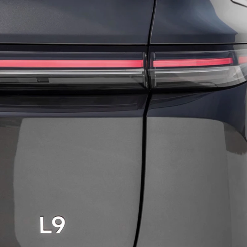 For Leading Ideal LiXiang L7 L8 L9 Car Trunk Black Sticker Personalization Modification Accessories