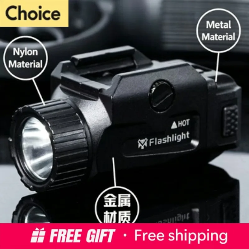 

2026 Rechargeable Under Mount Torch Metal Shell 800LM Lithium Battery Powered Strobe Accessories