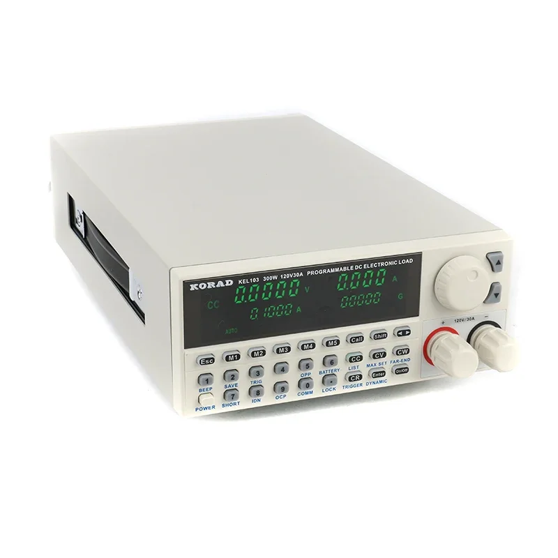 Professional Programming Digital Control DC Electronic Load Battery Tester Load KORAD 300W 120V 30A  110V-220V