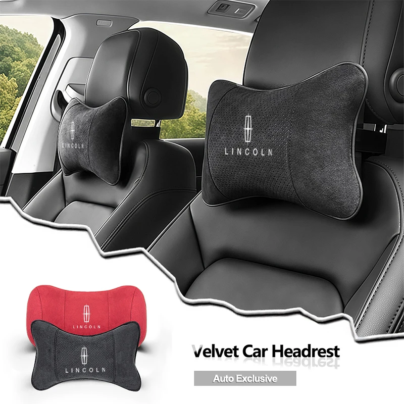 Suede Headrest Car …