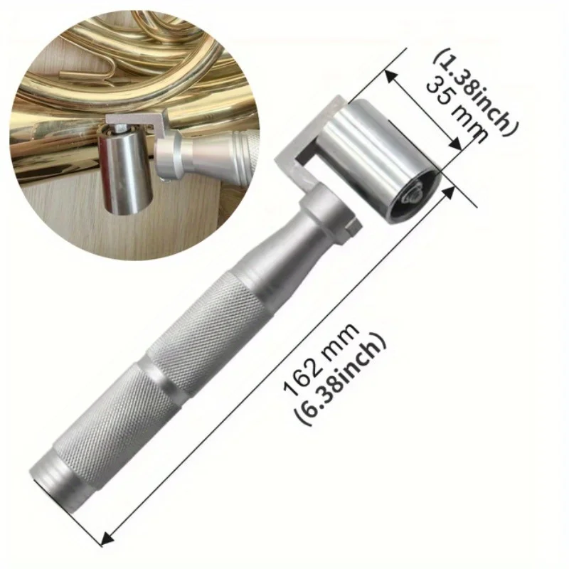 Wallpaper Tool Seam Flat Roller with Bearing, Home Wall Wallpaper Stainless Steel Roller