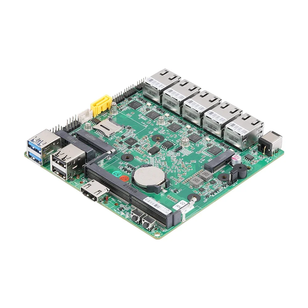 Qotom J4125 Low Power Embedded Motherboard Power-efficient X86 ITX Mini Industrial Motherboard for IoT Applications