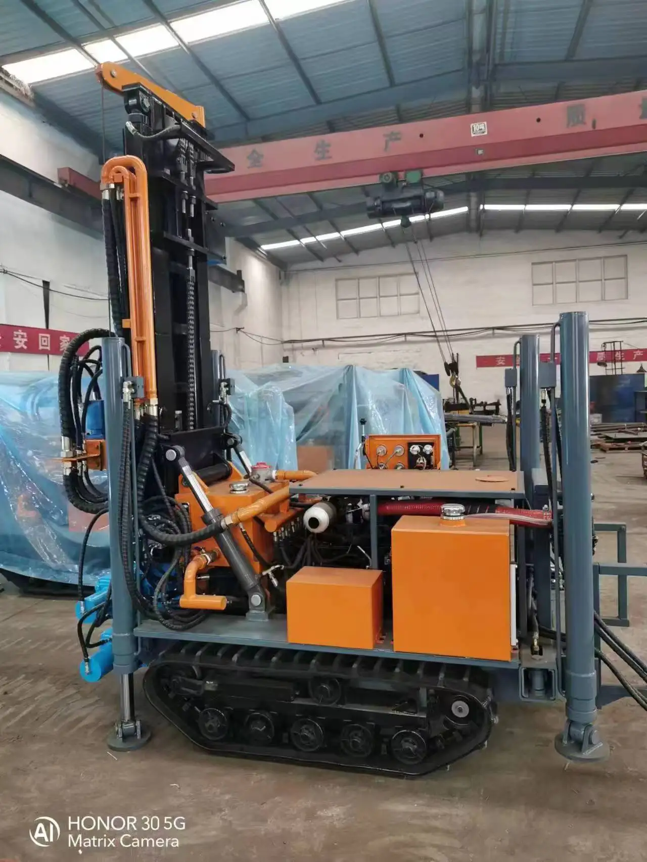 160m 180m High Quality Steel Tracks Portable Small Backpack Water Well Drill Rig