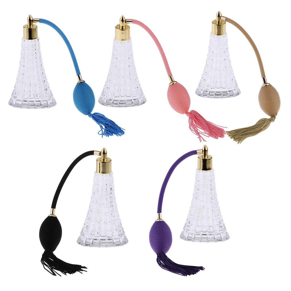 

100ml Elegant Crystal Refillable Perfume Bottle Spray Bottles Decor
