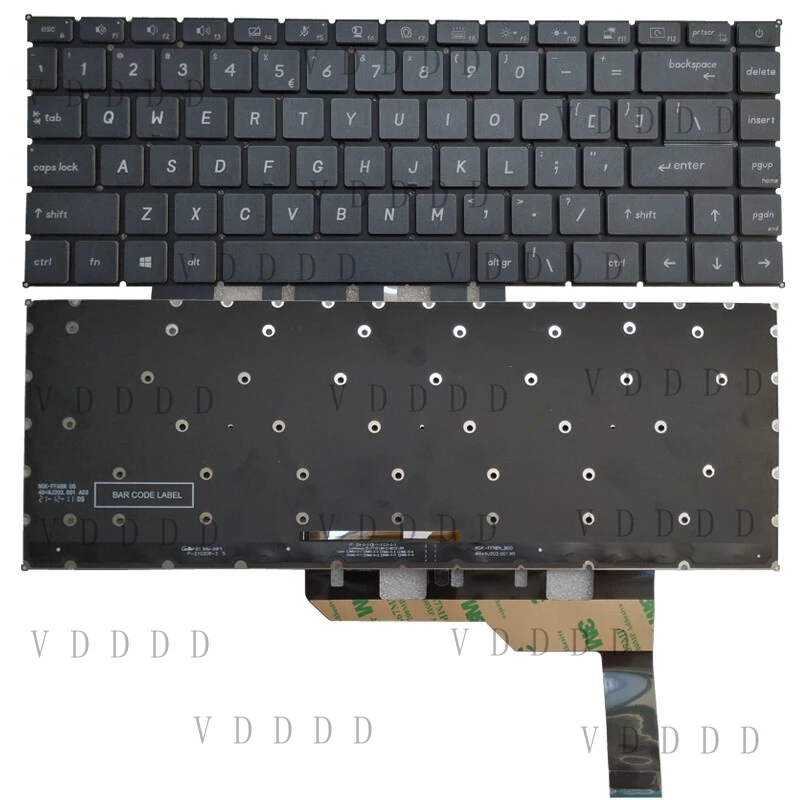 L... Laptop US Keyboard FOR MSI Prestige 15 A10SC-219CN-220CN MS-16S3 Backlit