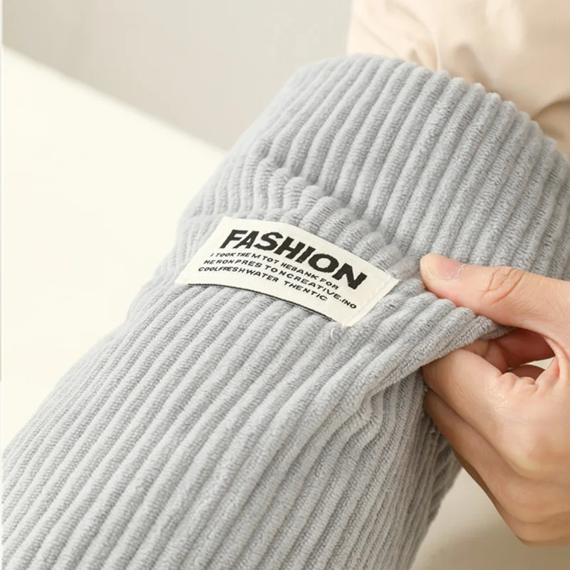 Funda de manga cálida para invierno, calentador de brazo de pana para mujer, mangas resistentes a la suciedad, protección para chaqueta de plumón para estudiantes